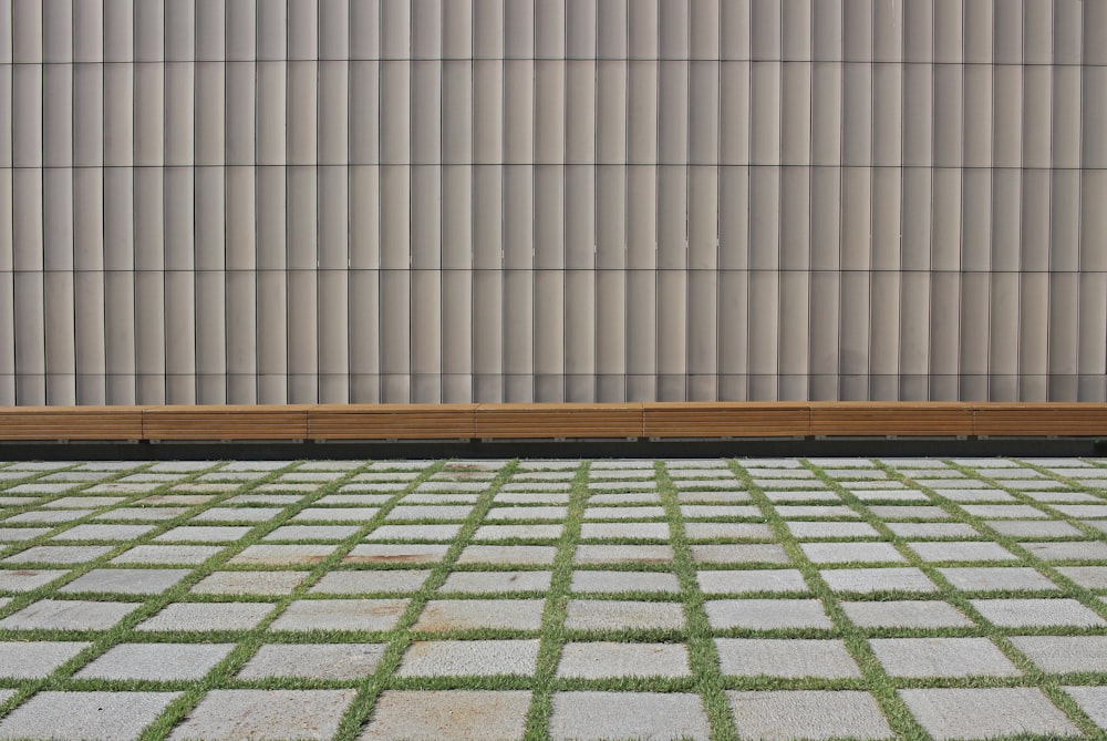 green and white floor tiles