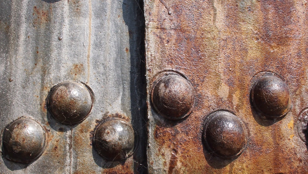 brown and black wooden door