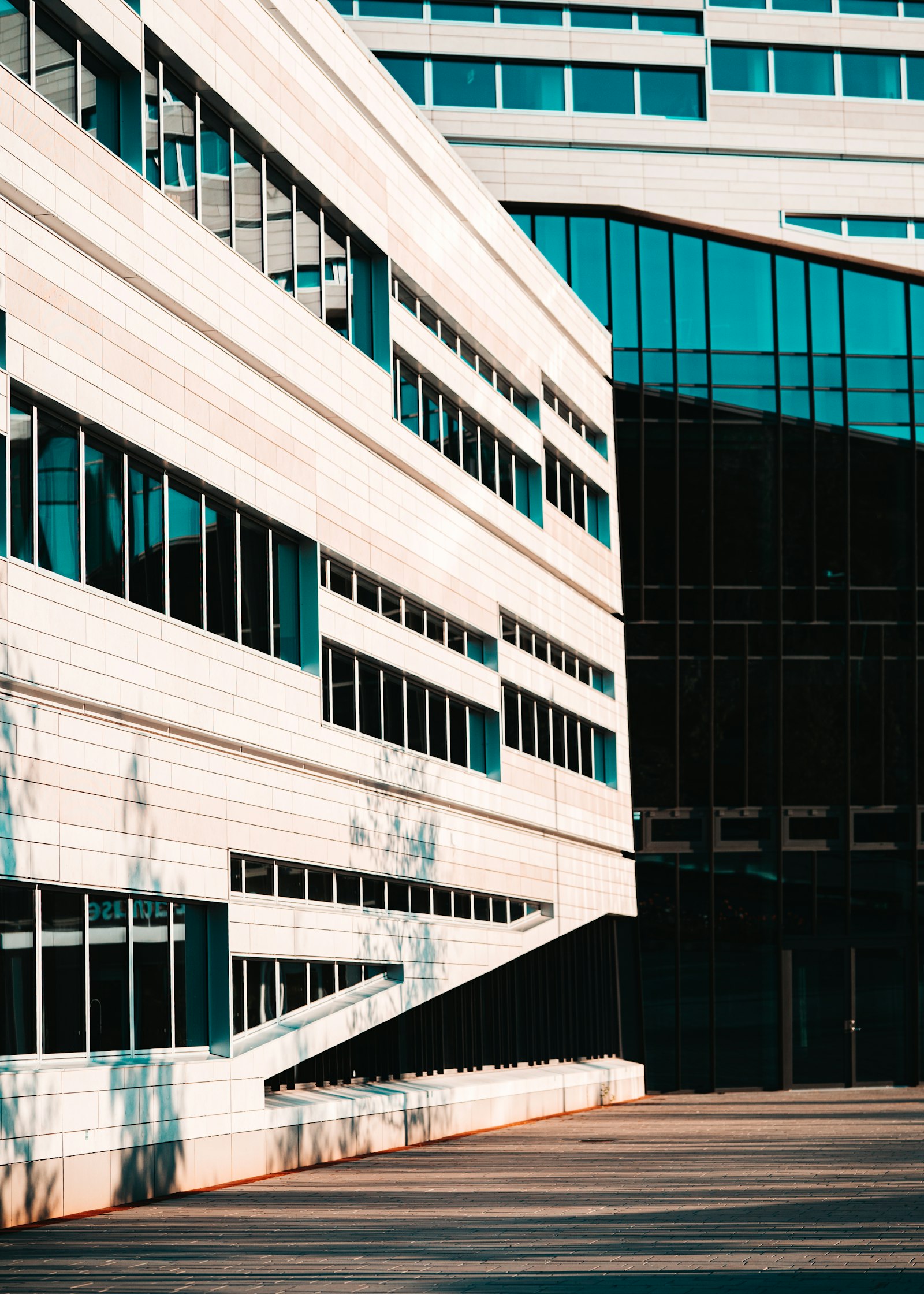 Sony a7 II + Sigma 85mm F1.4 DG HSM Art sample photo. White and blue concrete photography