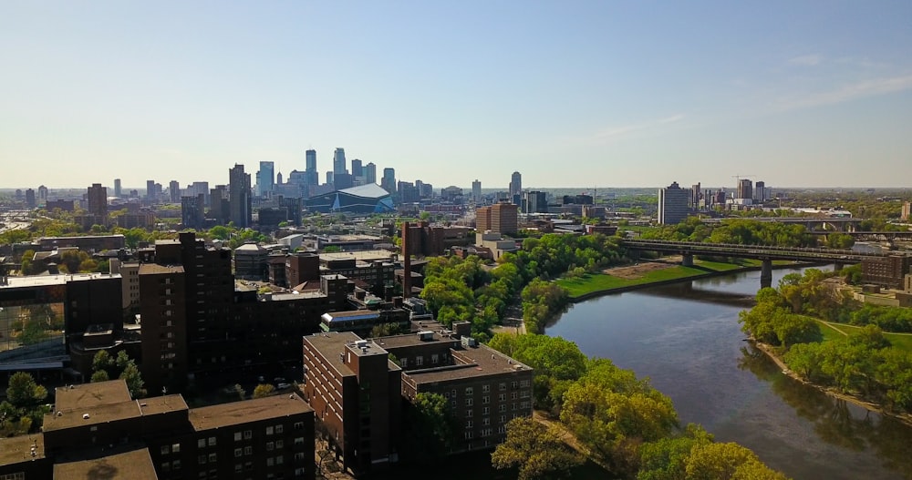 aerial view of city buildings during daytime