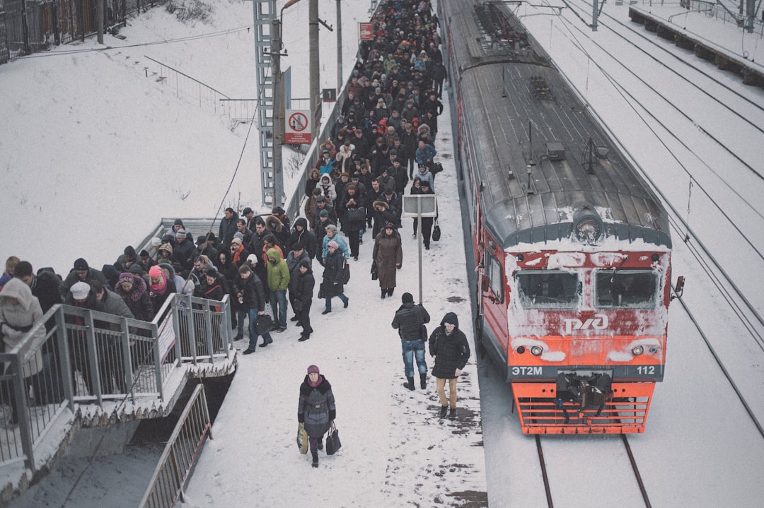 people walking on train station during daytime