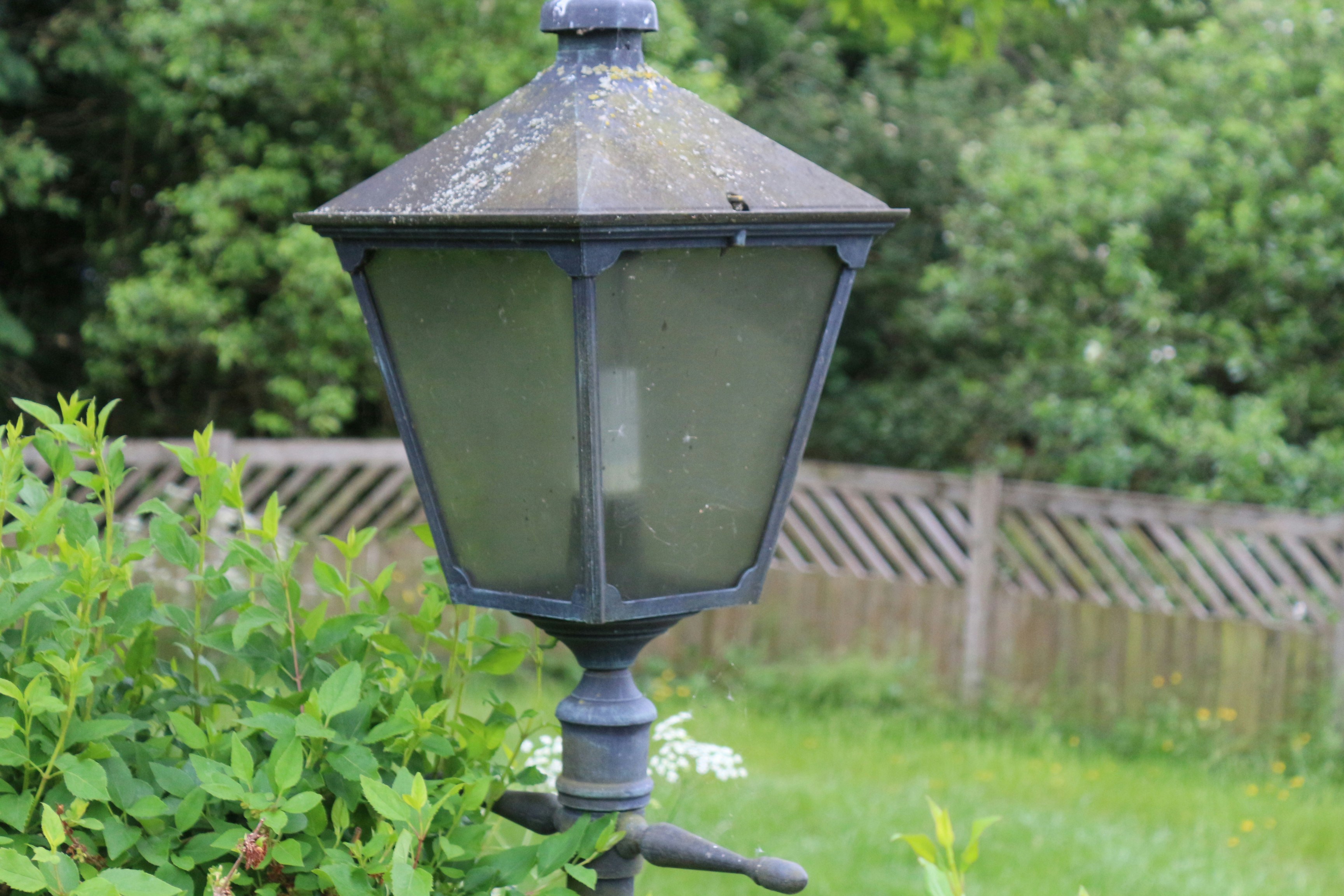 Rustic Patio Post Lantern