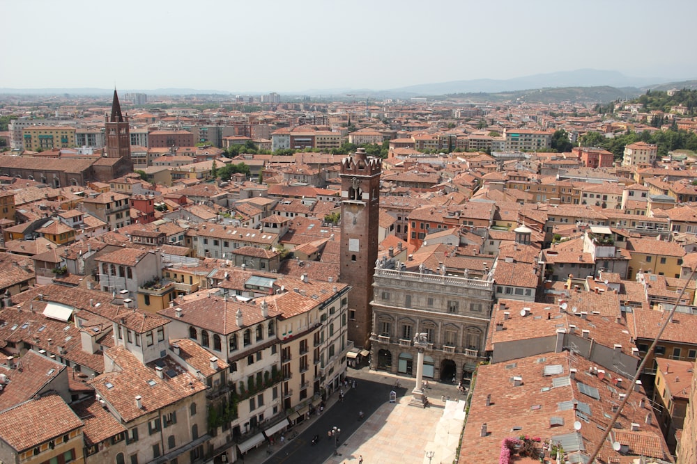 aerial view of city buildings during daytime