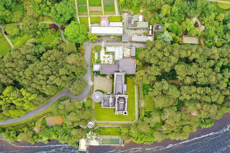 Glenveagh Castle on the shores of Lough Veagh in Donegal National Park