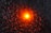 The image features a close-up view of bubble wrap illuminated from behind by a glowing orange light, creating a contrast with the transparent plastic material.