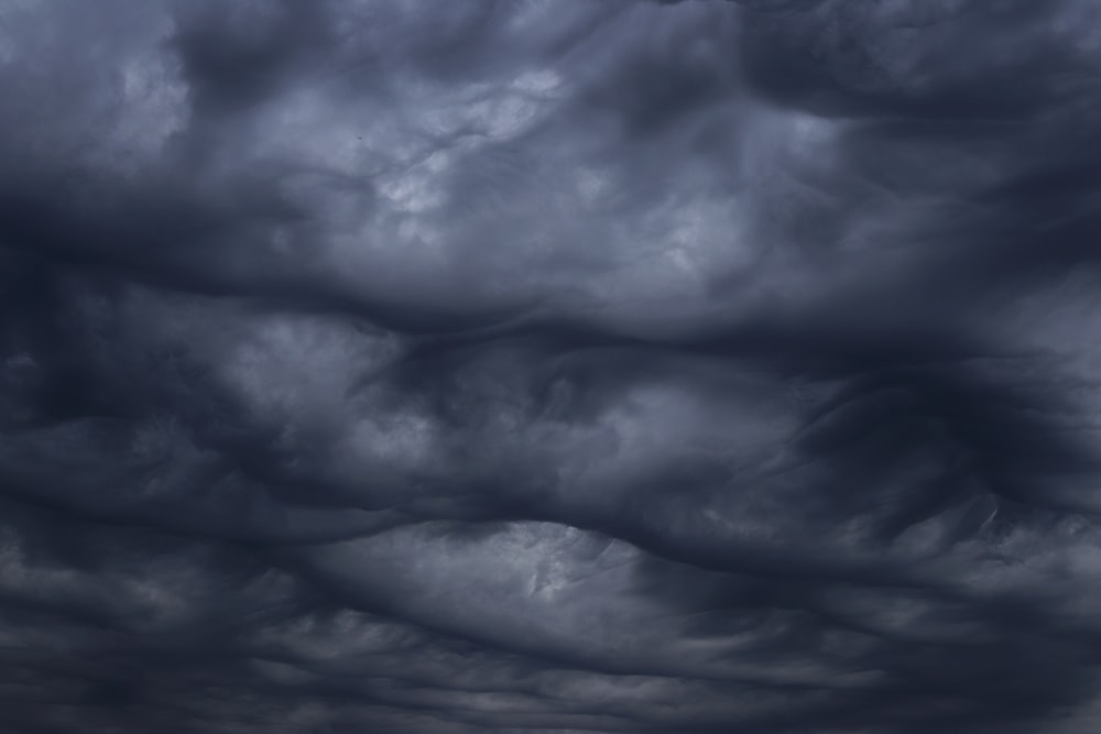 white clouds and blue sky