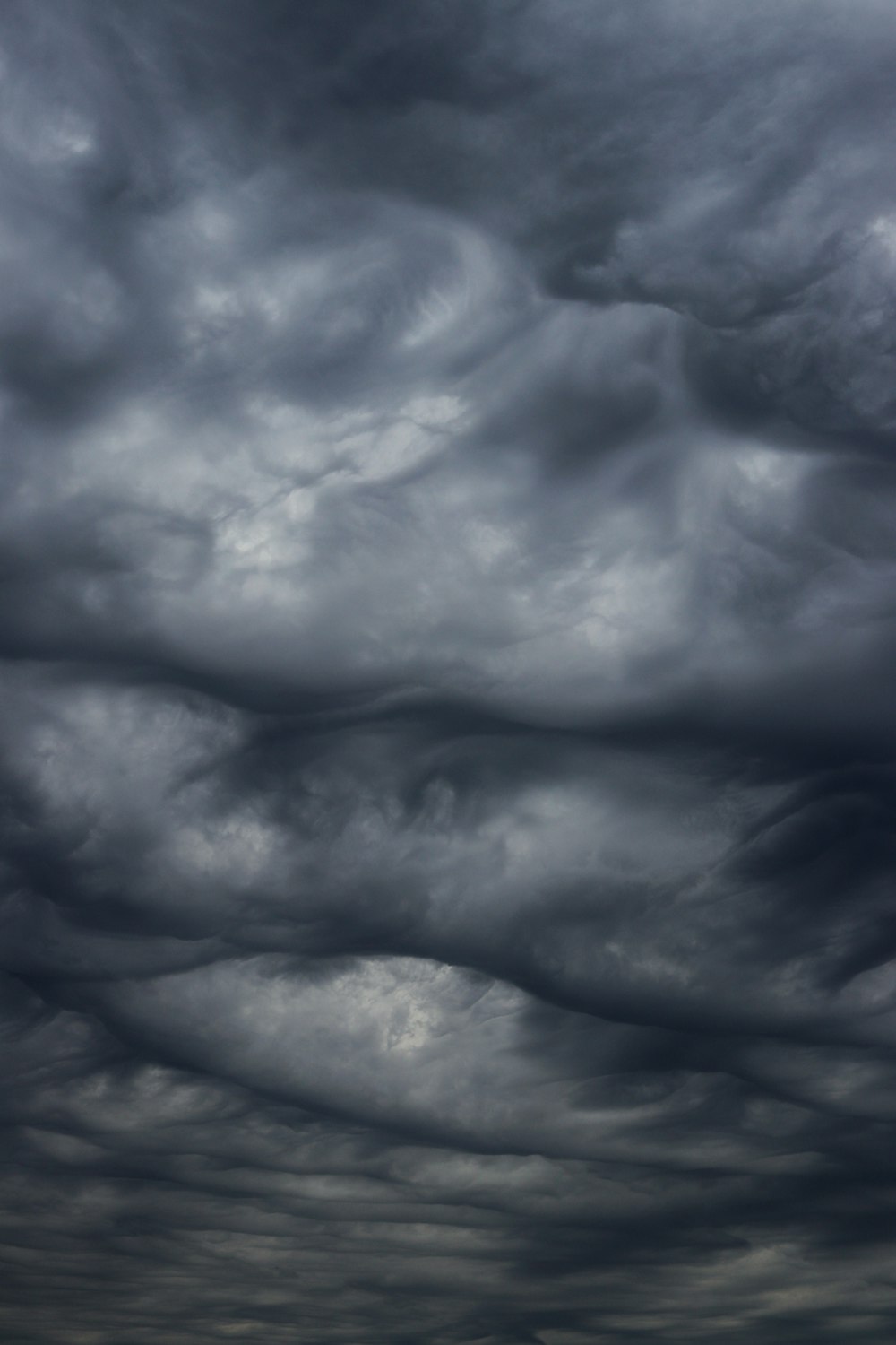 white clouds and blue sky