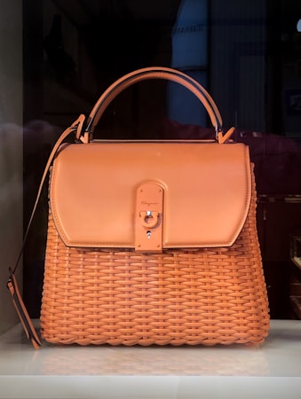 Bolso Tejido Artesanal de Palma & Piel