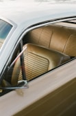 An interior view of a freshly cleaned car.