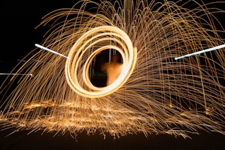 time lapse photography of lights