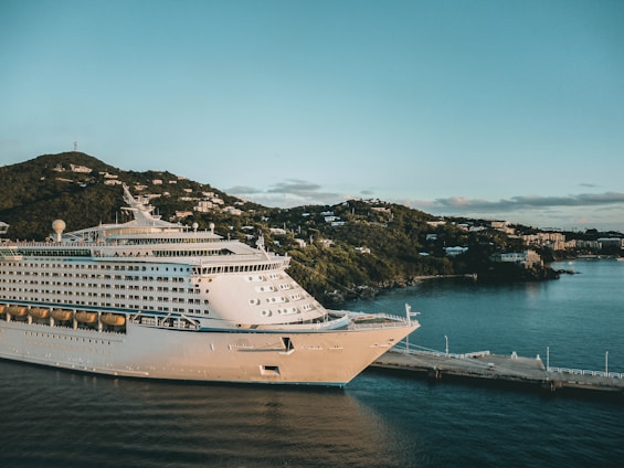 white cruise ship on sea during daytime