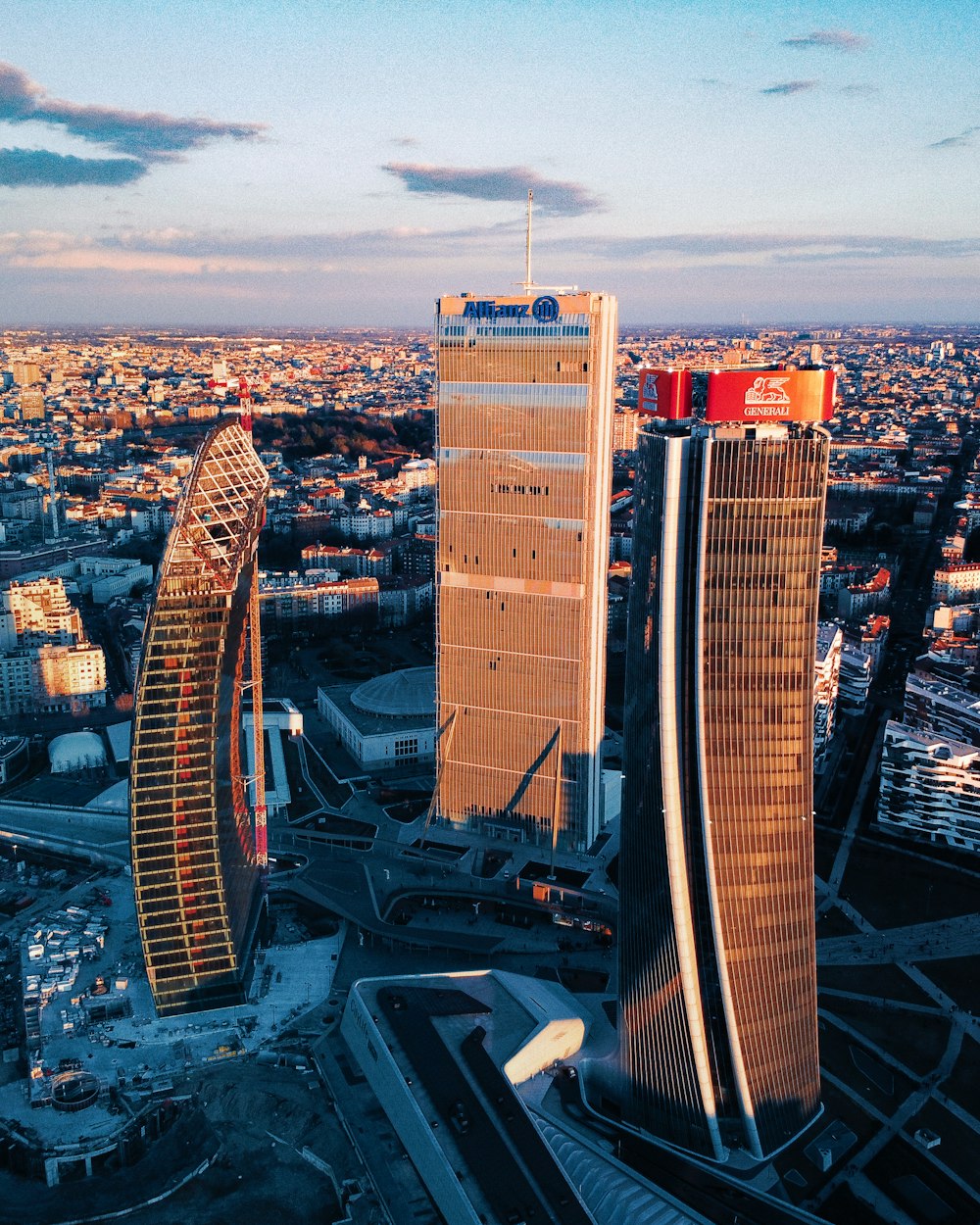 aerial view of city buildings during daytime