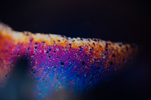 A close-up of a vibrant, colorful abstract pattern representing the essence of 'everything'.