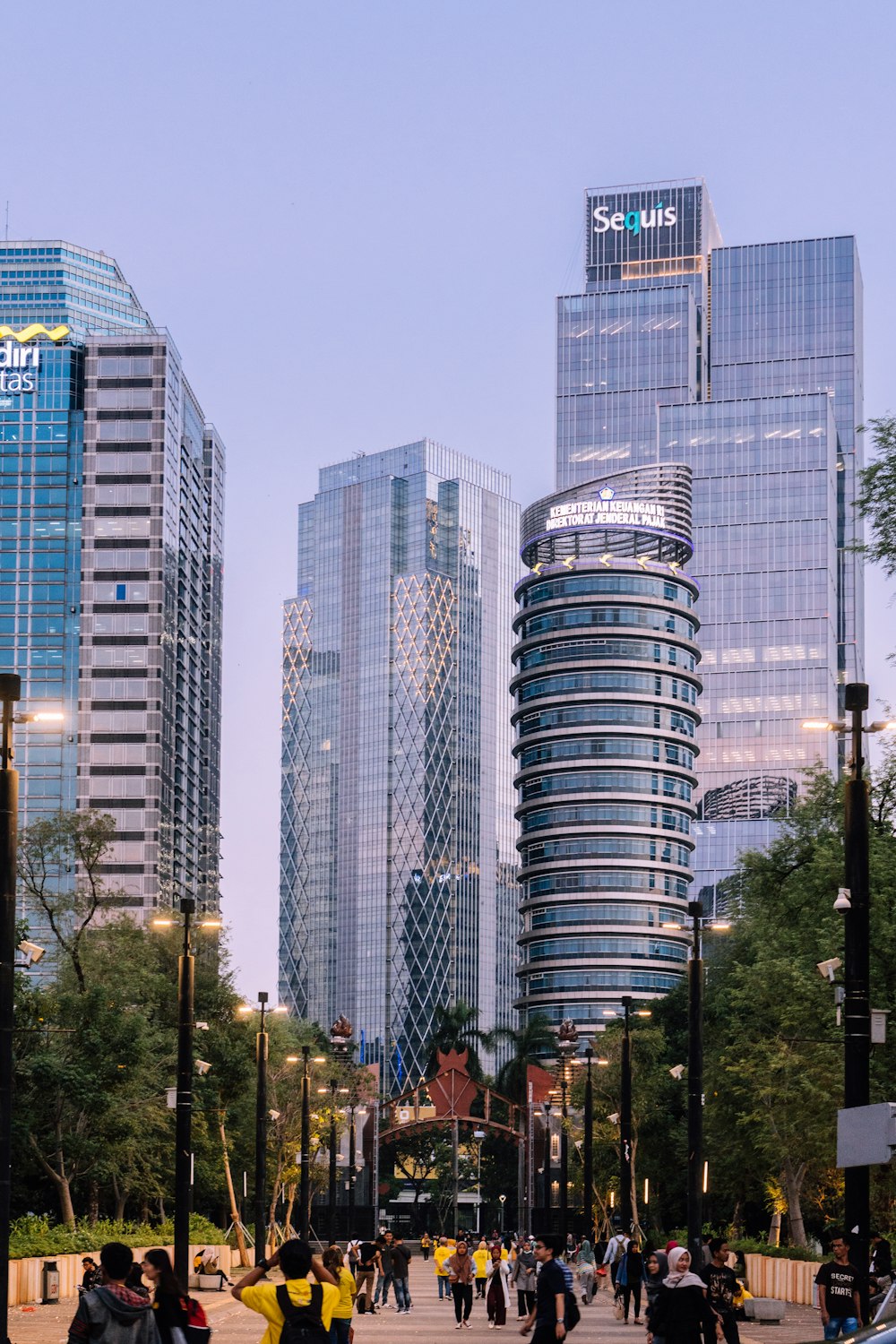 green trees near high rise buildings during daytime