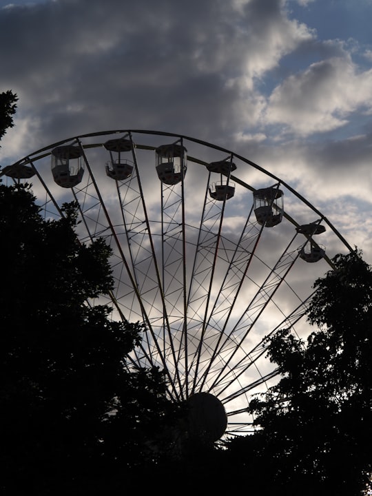 ferris wheel under blue sky in Vincennes France