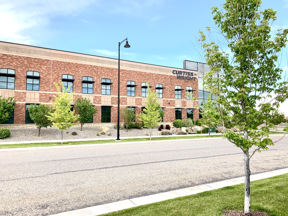 brown and white concrete building