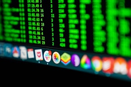 black flat screen computer monitor