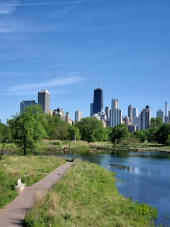 body of water near city buildings during daytime