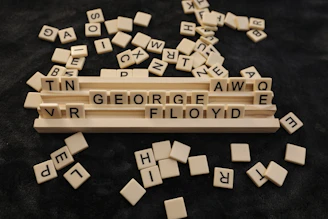 white and black wooden blocks