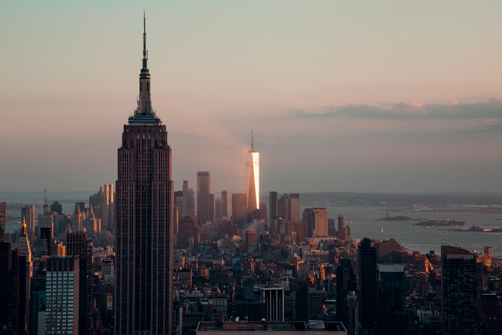 city skyline under gray sky during daytime