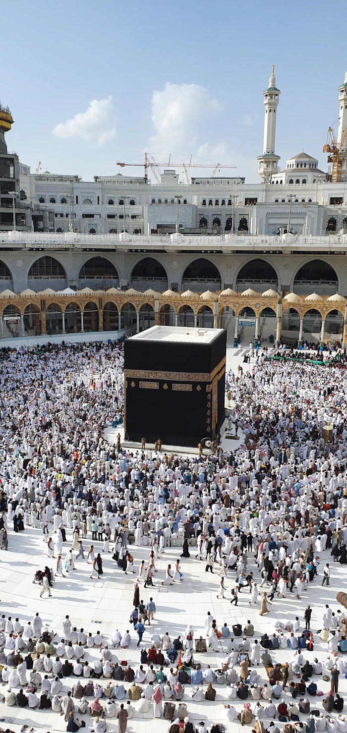 Pilgrims at the Haram