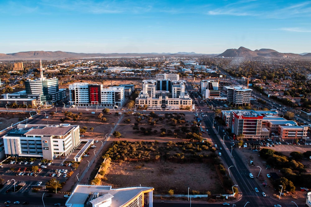 aerial view of city buildings during daytime