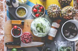 Close-up of fresh fruit ingredients being prepared for fruvera brewing.