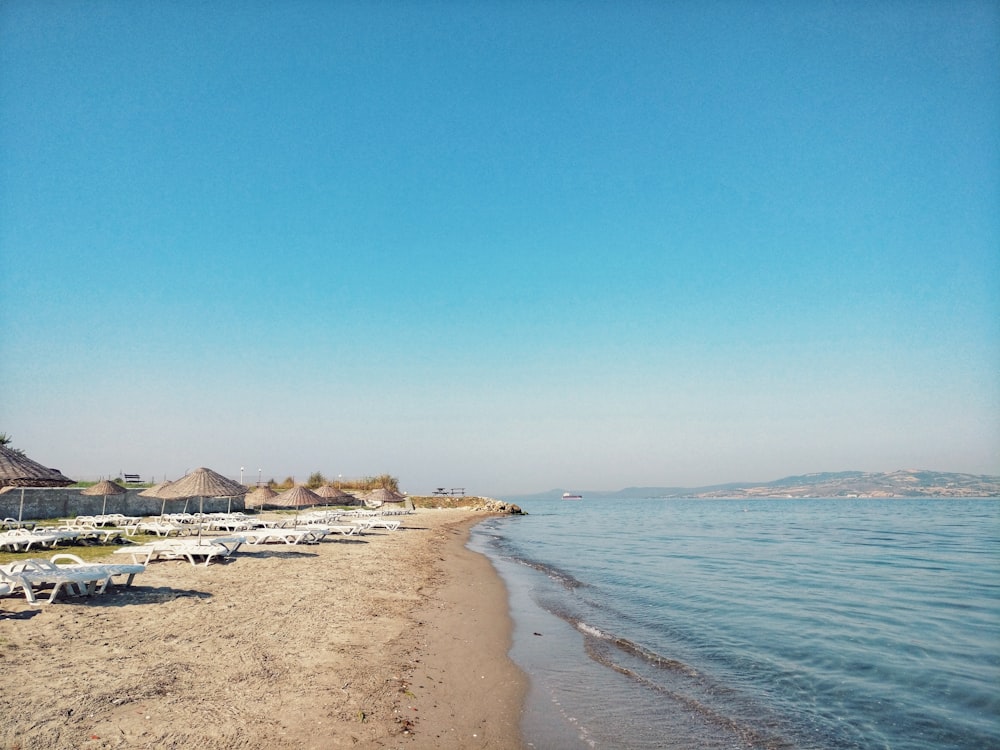 personnes sur la plage pendant la journée