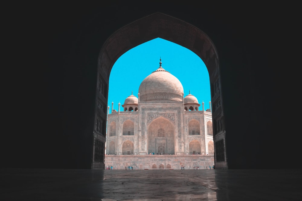 brown and white dome building