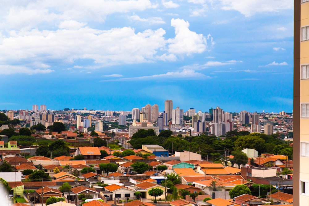 aerial view of city buildings during daytime