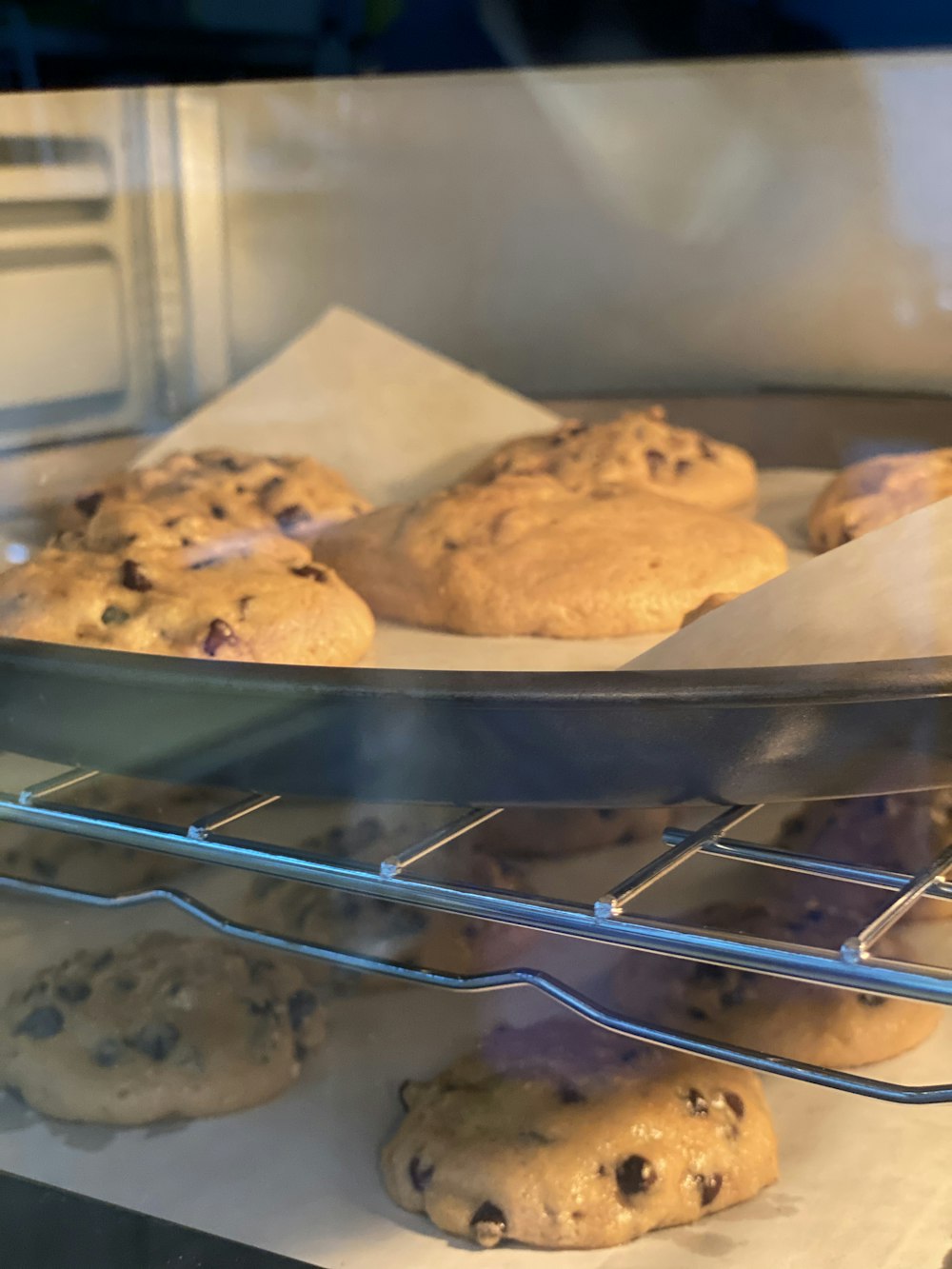 brown cookies on stainless steel tray