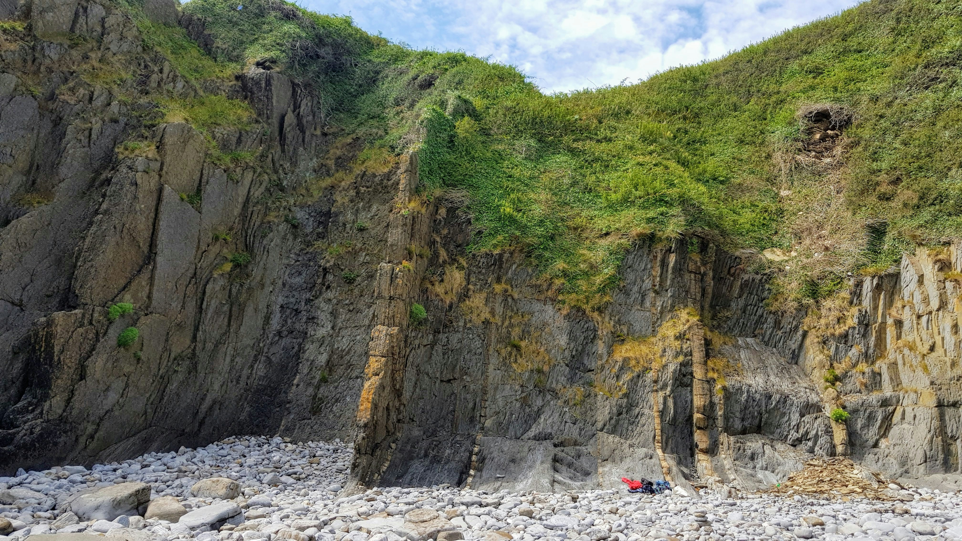 View of Cliffs from the Beach