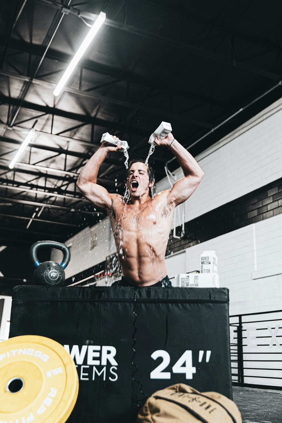 man in black shorts doing exercise