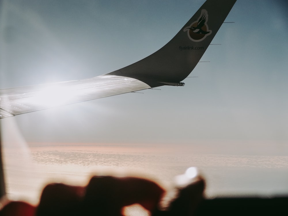 person in airplane during daytime