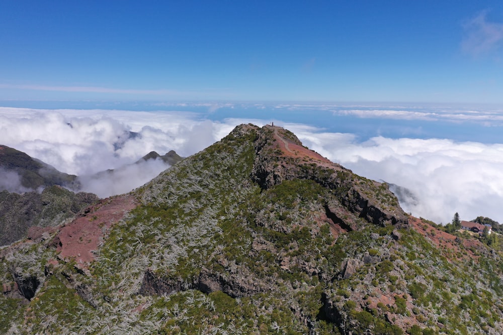 green and brown mountain under blue sky during daytime