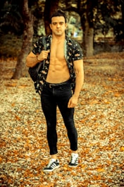 A person confidently taking the first step on a path surrounded by nature.