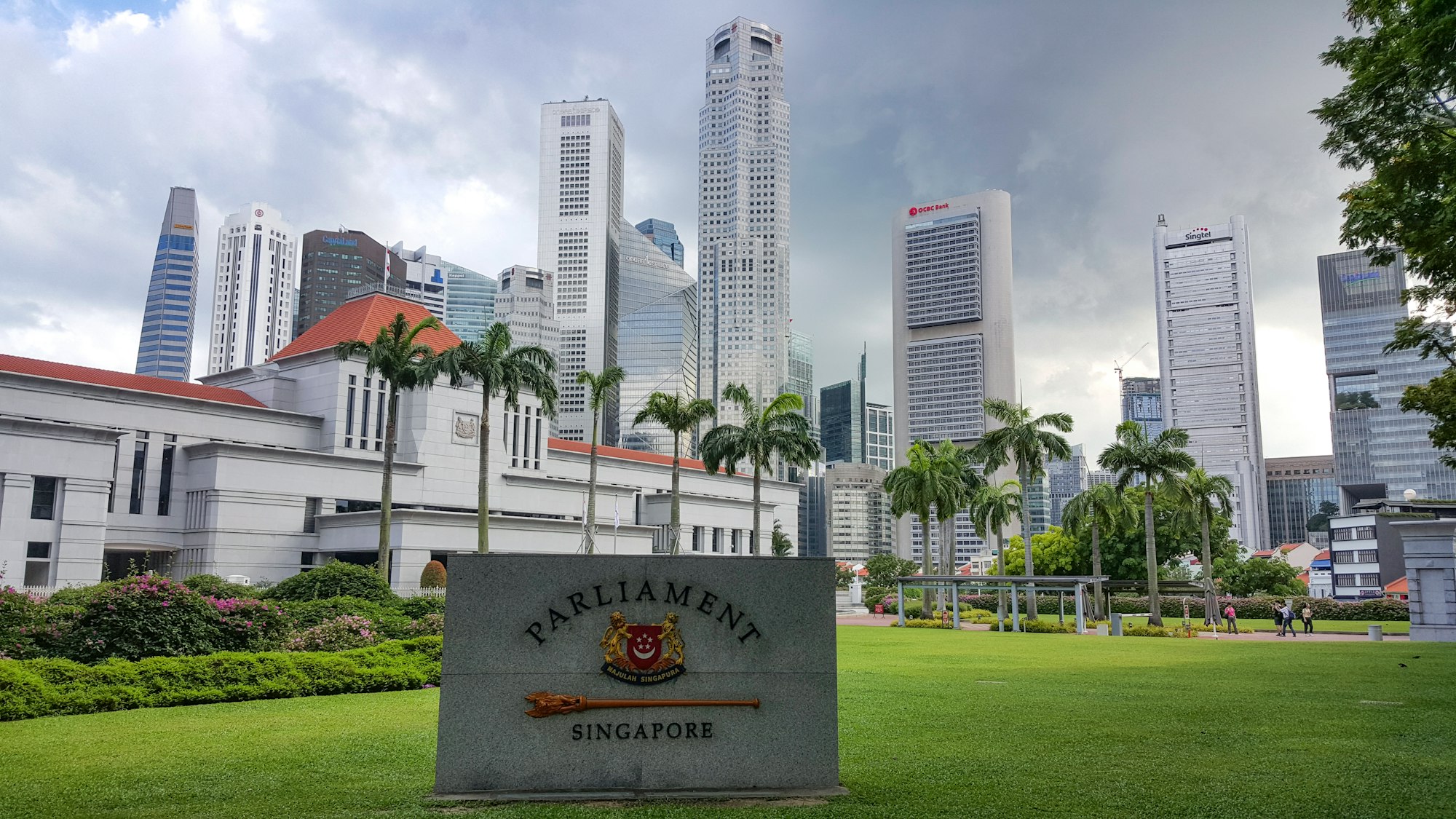 Beautiful view from the Parliament of Singapore 🇸🇬