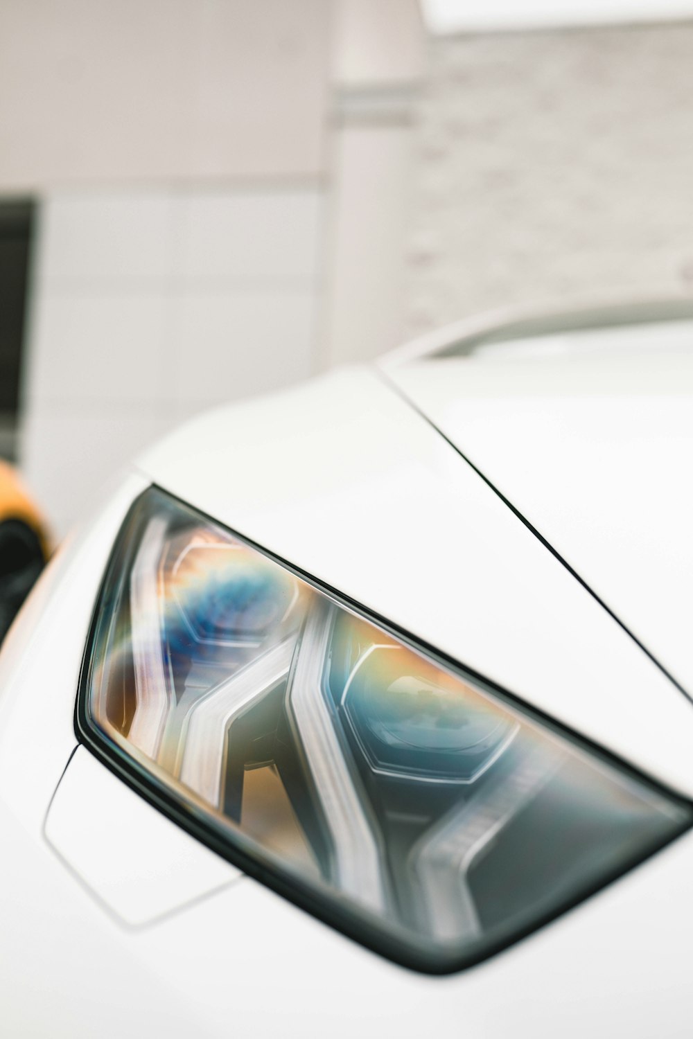 silver car with broken glass