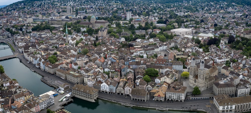 aerial view of city buildings during daytime