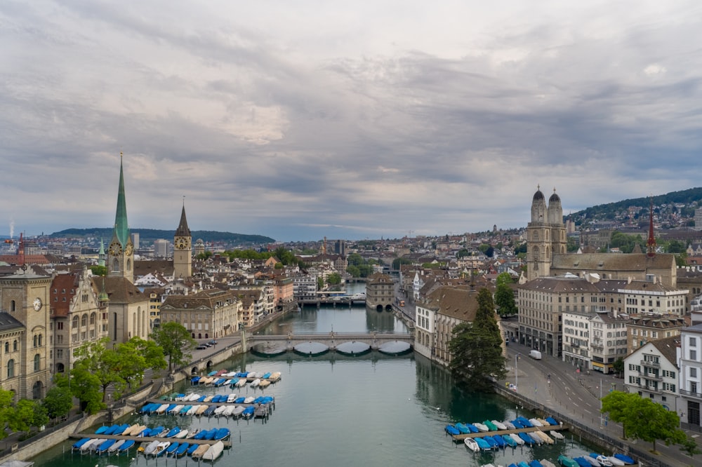 aerial view of city buildings during daytime