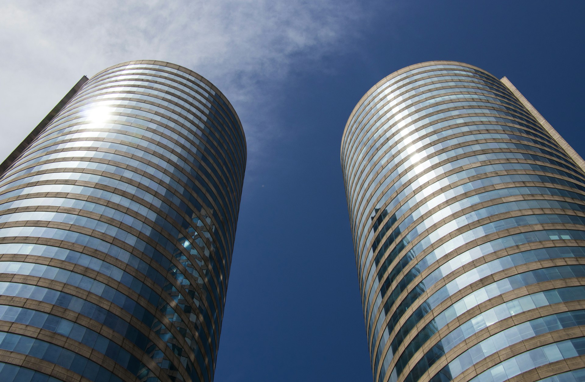 low angle photography of high rise building