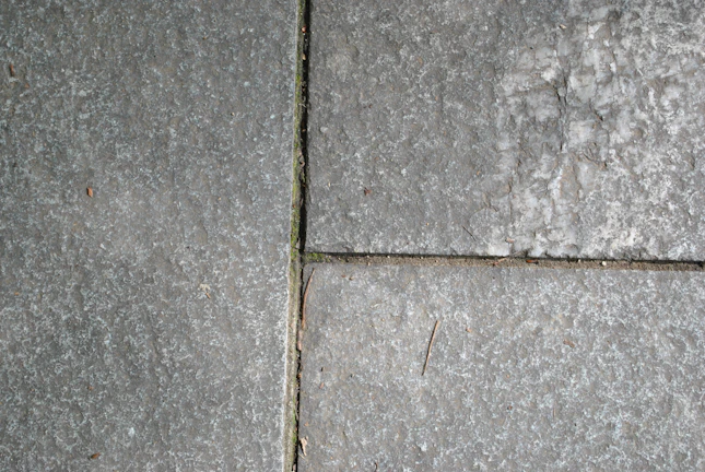 Close-up of weathered European flagstone showing natural texture and patina.