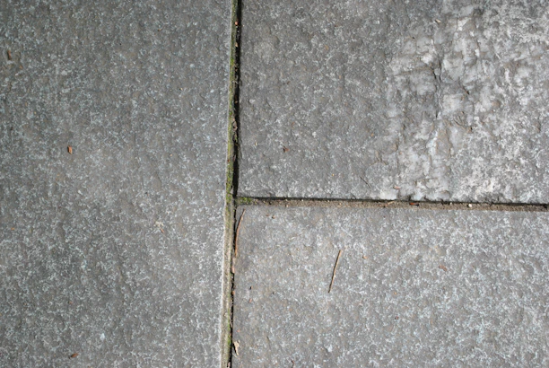 Close-up of weathered European flagstone with natural patina and texture.