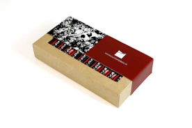 A modern packaging setup showcasing customized boxes ready for shipment worldwide