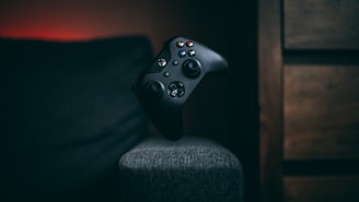 black xbox one game controller