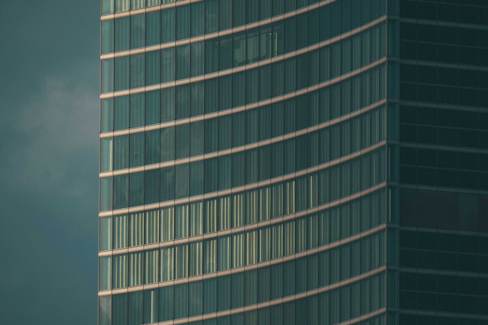 green and white high rise building