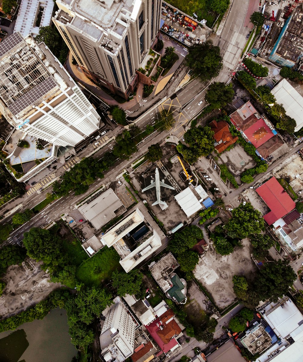 aerial view of city buildings during daytime