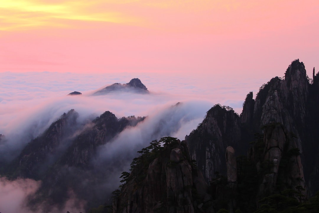 Mountain range photo spot Huangshan China