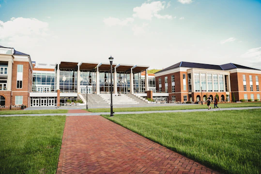 brown and white concrete building