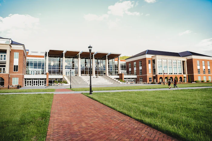 Classic American university campus building